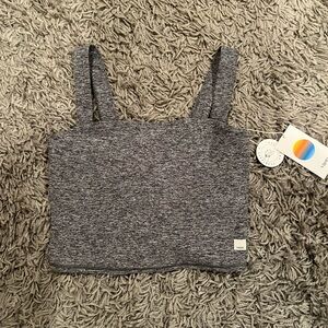 Vuori Elevation Square Neck Tank – Heather Grey – Size M – NWT